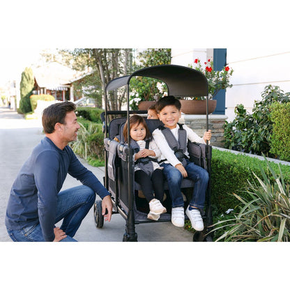 W4 Elite Pro - 4 Seater - Charcoal Gray