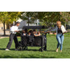 W6 Luxe Pro 6 Seater Stroller Wagon - Jet Black