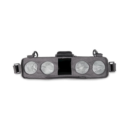 Parent Console with 4 Insulated Cup Holders-Gray
