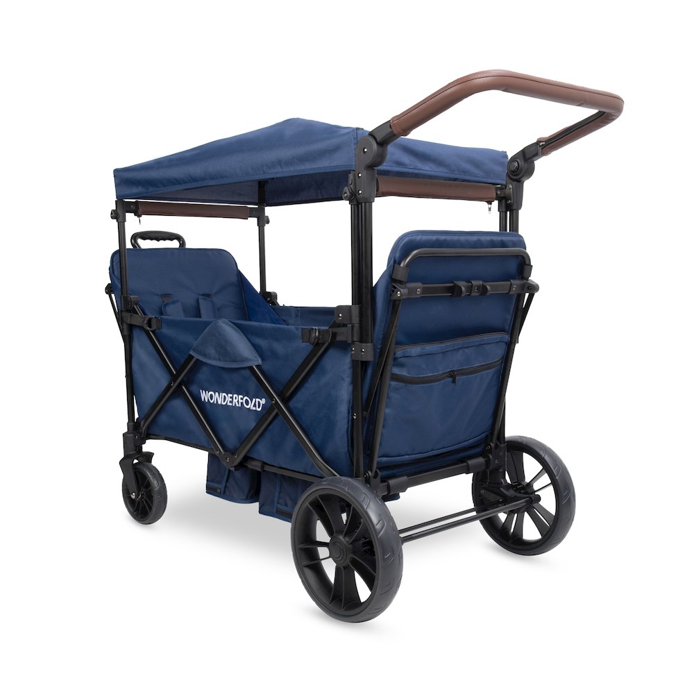 X2 Rev Recline Double Stroller Wagon - Navy