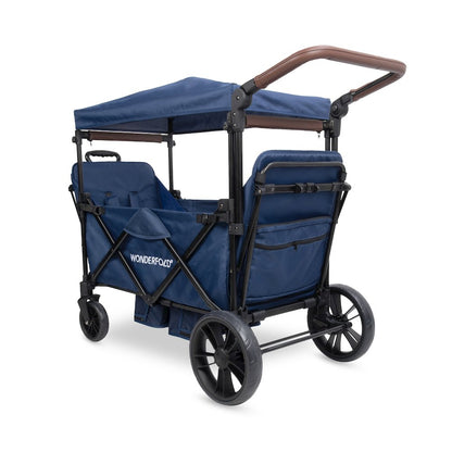 X2 Rev Recline Double Stroller Wagon - Navy