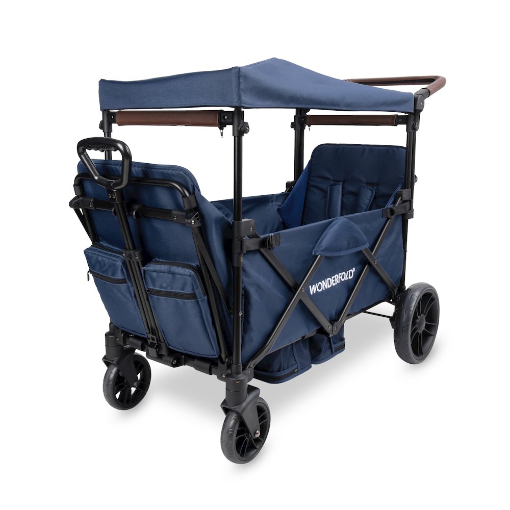X2 Rev Recline Double Stroller Wagon - Navy