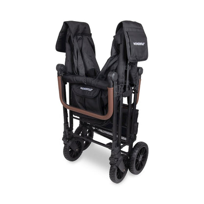 W6 Luxe Pro 6 Seater Stroller Wagon - Jet Black