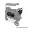 Parent Console with 4 Cupholders - Jet Black