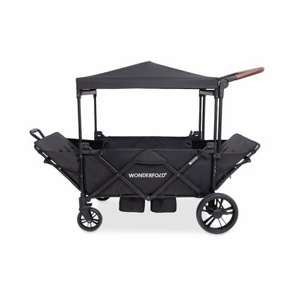 X4 Rev Recline Quad Stroller Wagon - Black