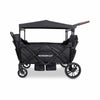X4 Rev Recline Quad Stroller Wagon - Black