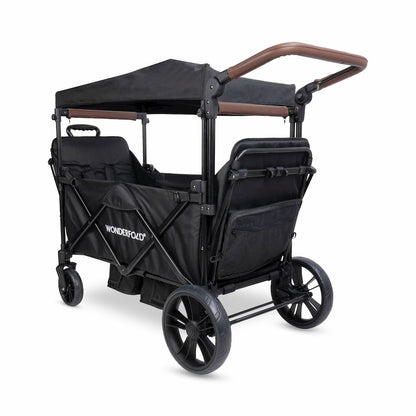X2 Rev Recline Double Stroller Wagon - Black