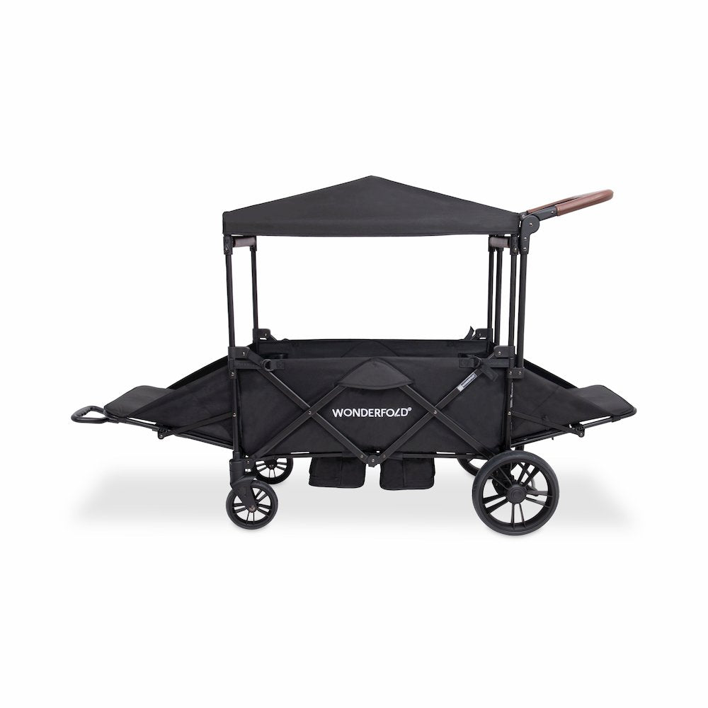 X2 Rev Recline Double Stroller Wagon - Black