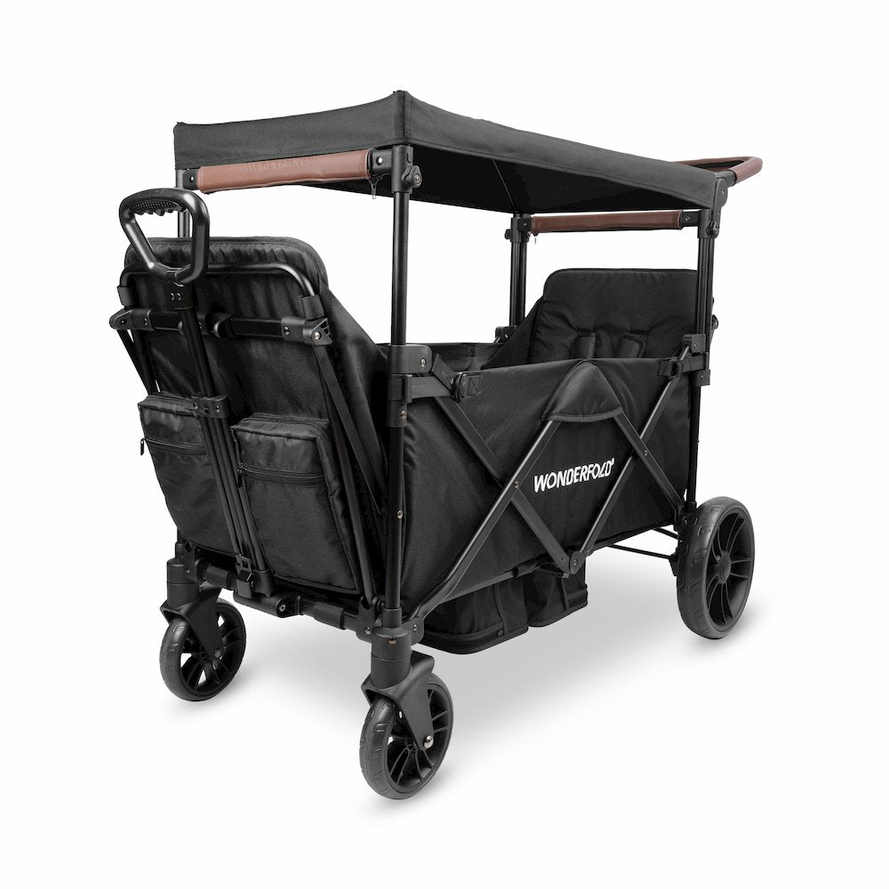 X2 Rev Recline Double Stroller Wagon - Black