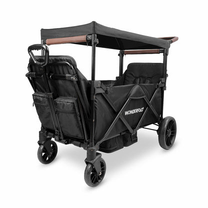 X2 Rev Recline Double Stroller Wagon - Black
