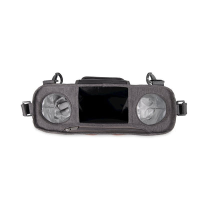 Parent Console with 2 Insulated Cup Holders-Gray