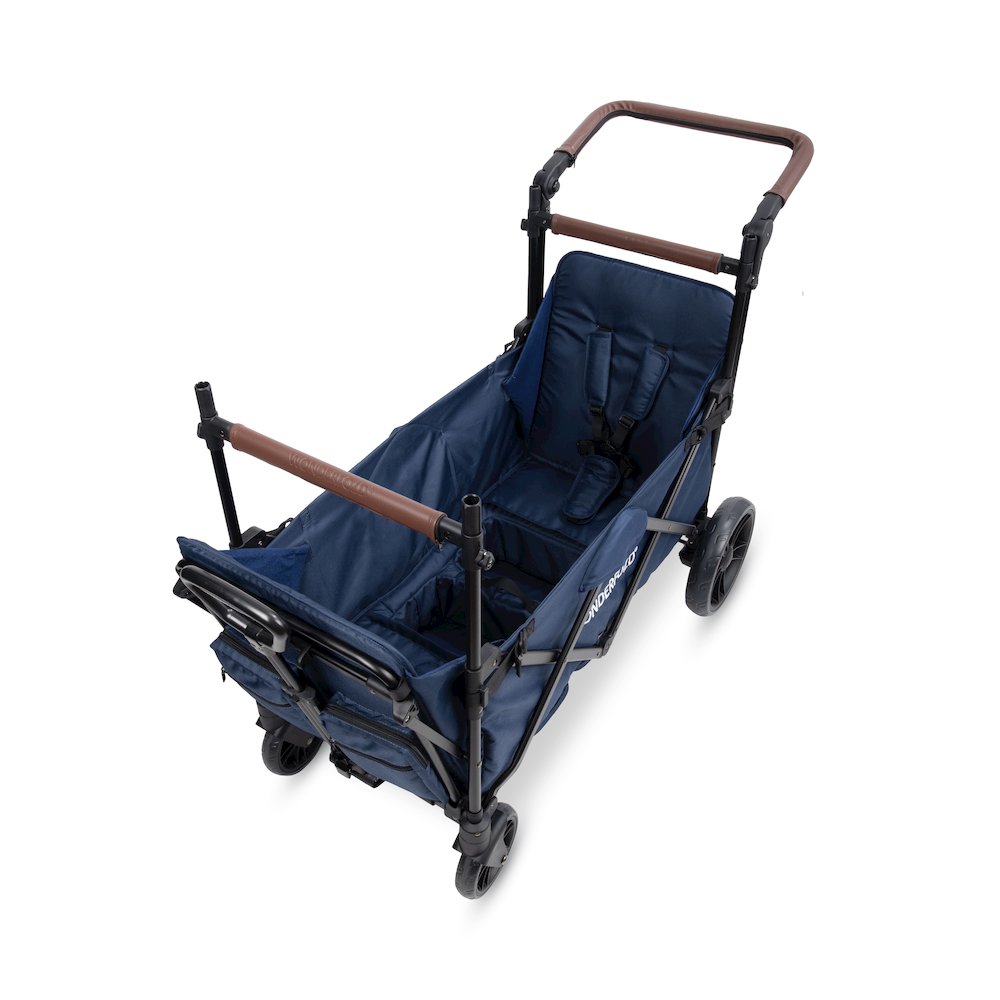 X2 Rev Recline Double Stroller Wagon - Navy
