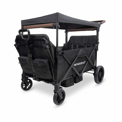 X4 Rev Recline Quad Stroller Wagon - Black