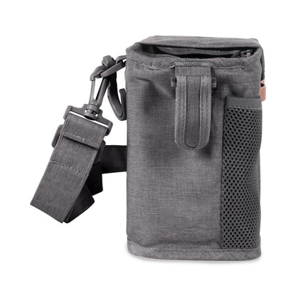 Parent Console with 2 Insulated Cup Holders-Gray