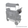 Parent Console with 2 Insulated Cup Holders-Gray