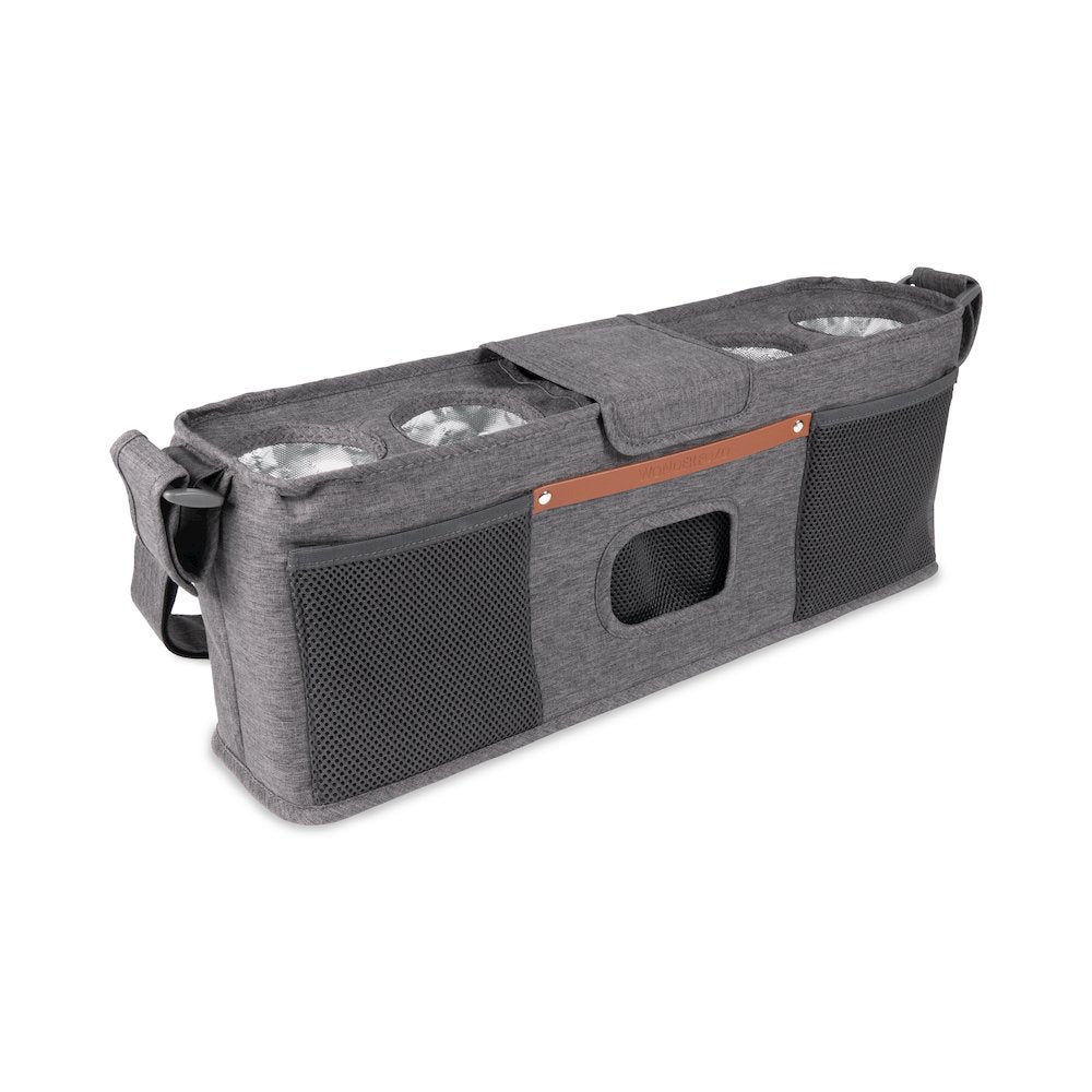 Parent Console with 4 Insulated Cup Holders-Gray