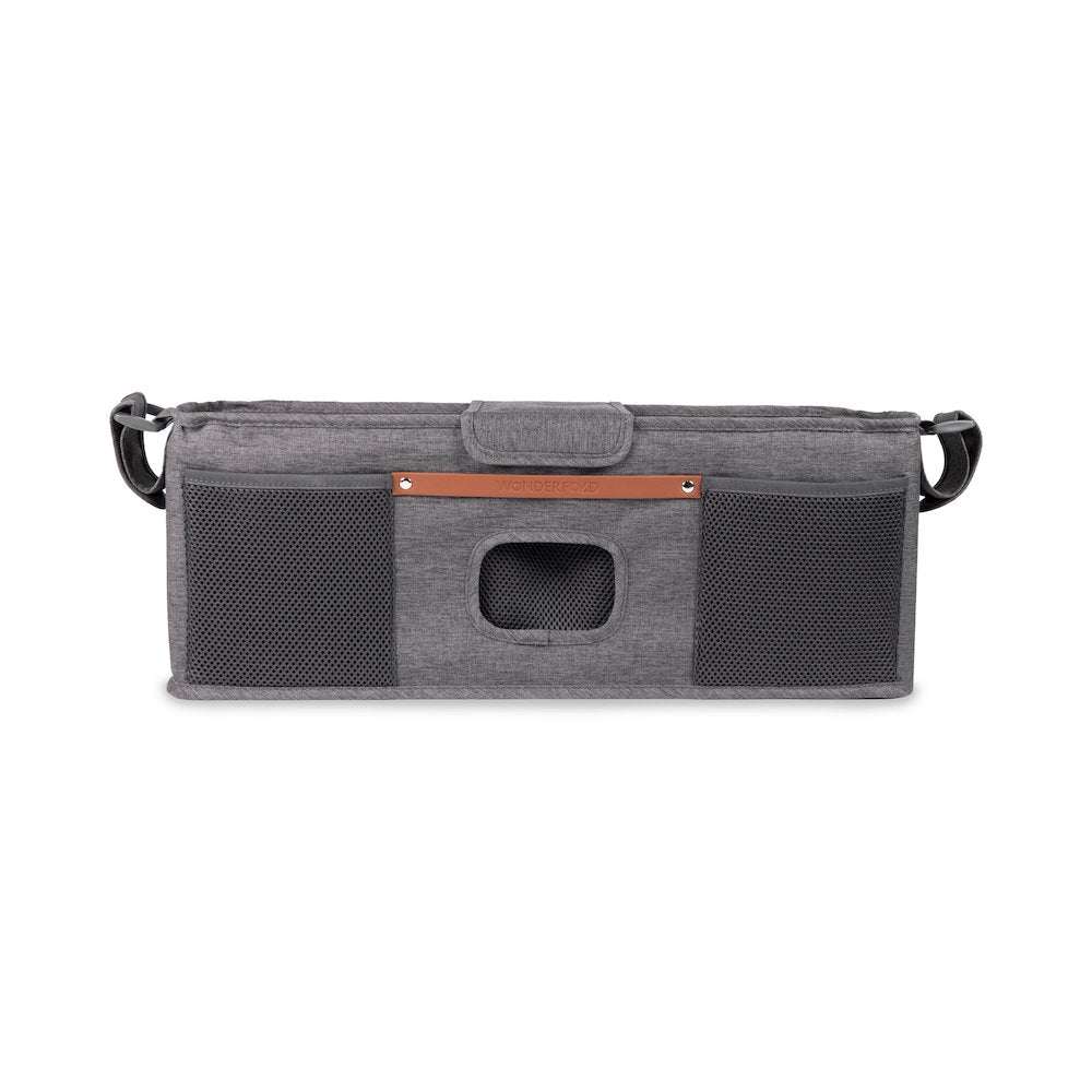 Parent Console with 4 Insulated Cup Holders-Gray