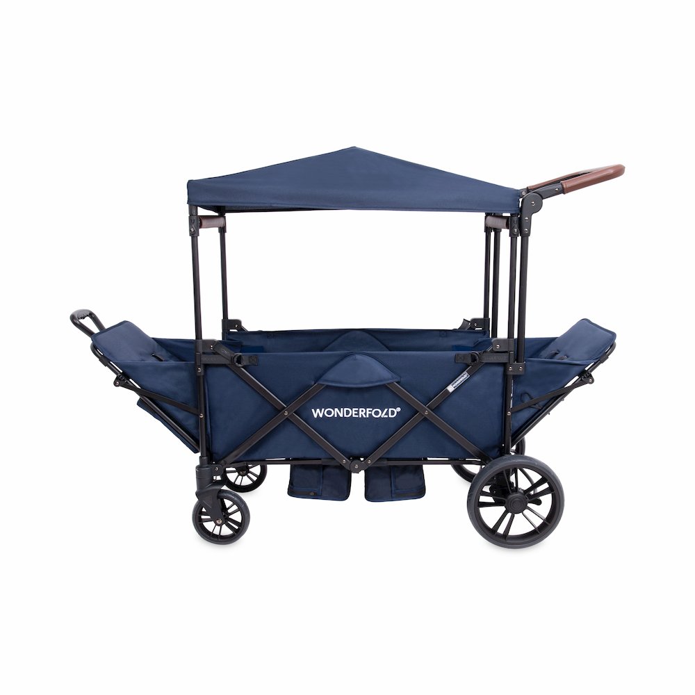 X2 Rev Recline Double Stroller Wagon - Navy