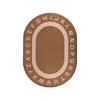 Kid Essentials Endless Alphabet 7'8" x 10'9" Area Rug in Color Mocha