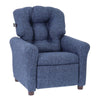 The Crew Furniture Traditional Kids Recliner Chair, Sapphire
