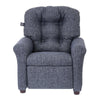 The Crew Furniture Traditional Kids Recliner Chair, Gray
