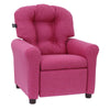 The Crew Furniture Traditional Kids Recliner Chair, Magenta