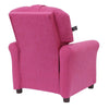 The Crew Furniture Traditional Kids Recliner Chair, Magenta
