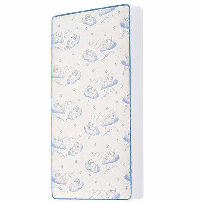 Dream On Me 2-In-1 Breathable Sweet Dreams 6” 88 Coil Spring Crib and Toddler Bed Mattress