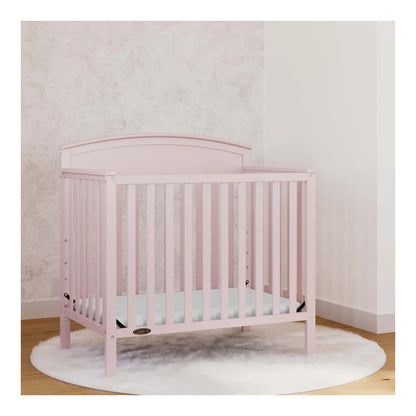 Graco Benton 4-In-1 Convertible Mini Crib - Blush