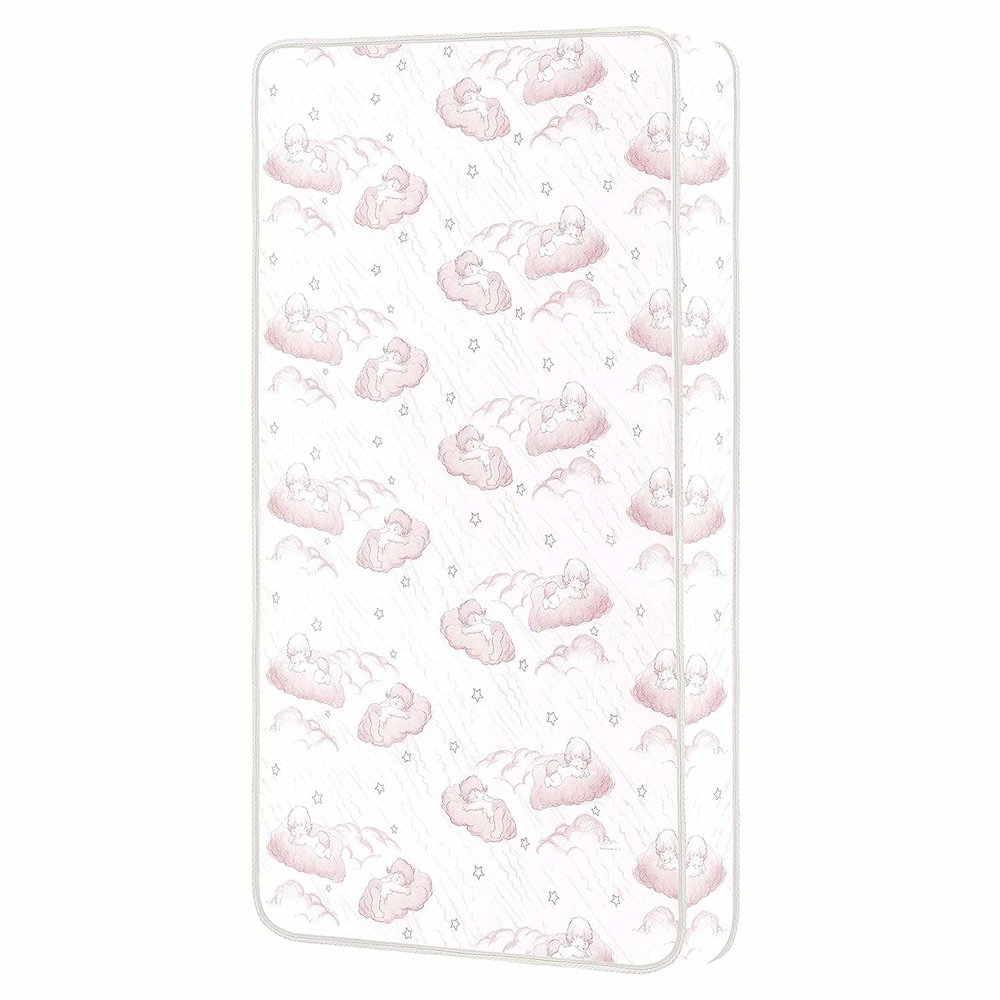 Dream On Me Sweet Dreams 6” 88 Coil Spring Crib and Toddler Bed Mattress