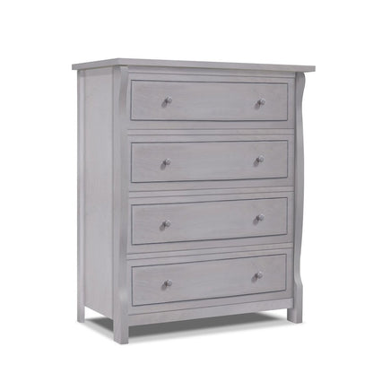 Sorelle Princeton Elite 4 Drawer Dresser,Weathered Gray Color
