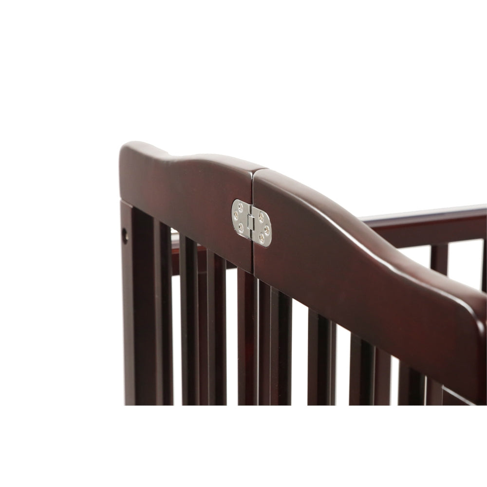 The Little Wood Crib-Mini/Portable Folding Wood Crib-Cherry