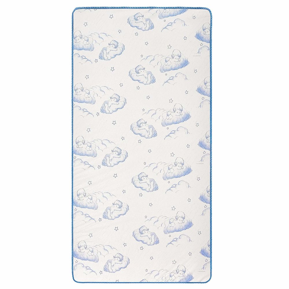 Dream On Me 2-In-1 Breathable Sweet Dreams 6” 88 Coil Spring Crib and Toddler Bed Mattress