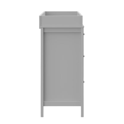 Storkcraft Carmel 3 Drawer Chest with Changing Topper (Pebble Gray)