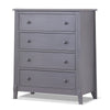 Sorelle Berkley 4 Drawer Chest,Gray Color