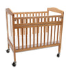 Mini/Portable Non-folding Wooden Window Crib with Safety Gate