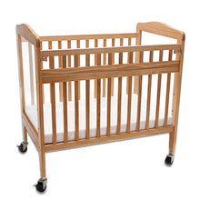 Mini/Portable Non-folding Wooden Window Crib with Safety Gate