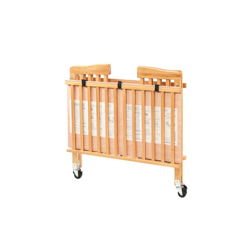The Little Wood Crib-Mini/Portable Folding Wood Crib-Natural