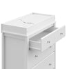 Storkcraft Carmel 3 Drawer Chest with Changing Topper (White)