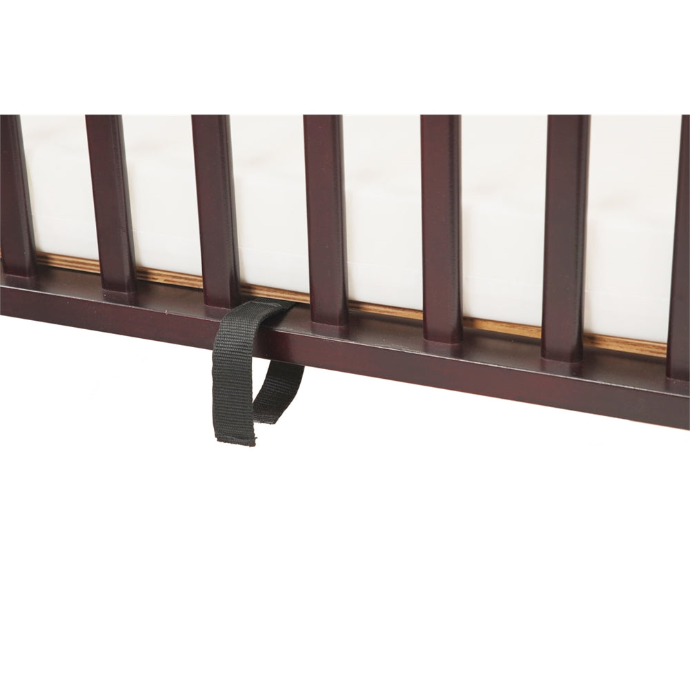 The Little Wood Crib-Mini/Portable Folding Wood Crib-Cherry