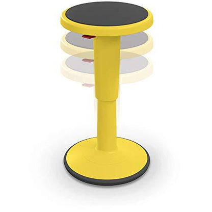 Hierarchy Height Adjustable Grow Stool- Short Stool (Yellow)