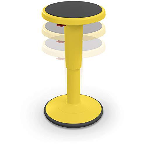 Hierarchy Height Adjustable Grow Stool- Short Stool (Yellow)