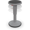 Hierarchy Height Adjustable Grow Stool- Short Stool (Grey)