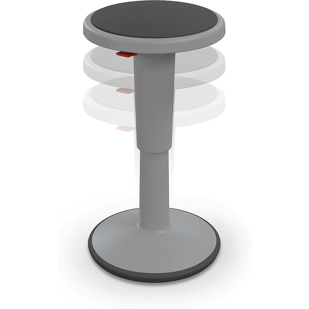 Hierarchy Height Adjustable Grow Stool- Short Stool (Grey)