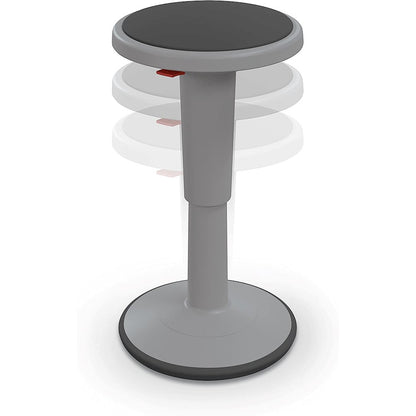 Hierarchy Height Adjustable Grow Stool- Short Stool (Grey)