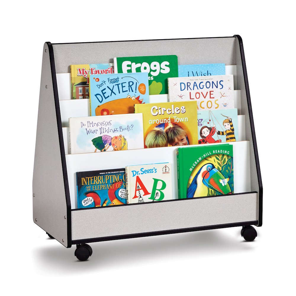 Double Sided Pick-a-Book Stand - Mobile - Black