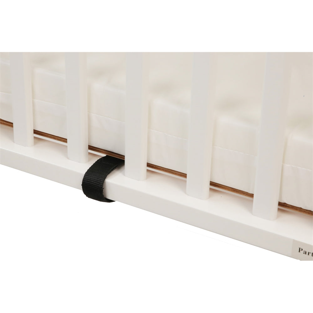 The Little Wood Crib-Mini/Portable Folding Wood Crib-White
