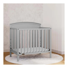 Graco Benton 4-In-1 Convertible Mini Crib - Pebble Gray