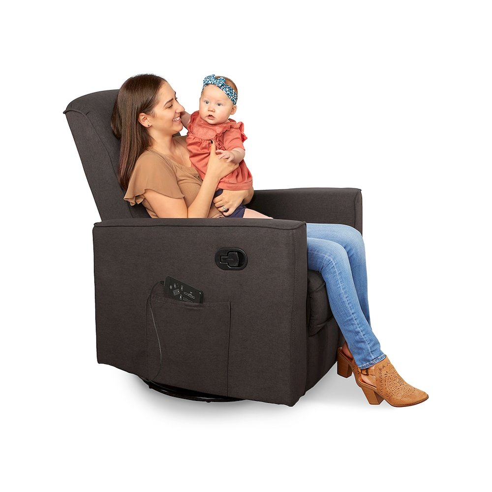 Evolur Raleigh Basic Glider |Recliner| Rocker, 610-CHCL