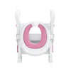 Toddler Potty Training Seat with Step Stool Ladder and Handles, Pink